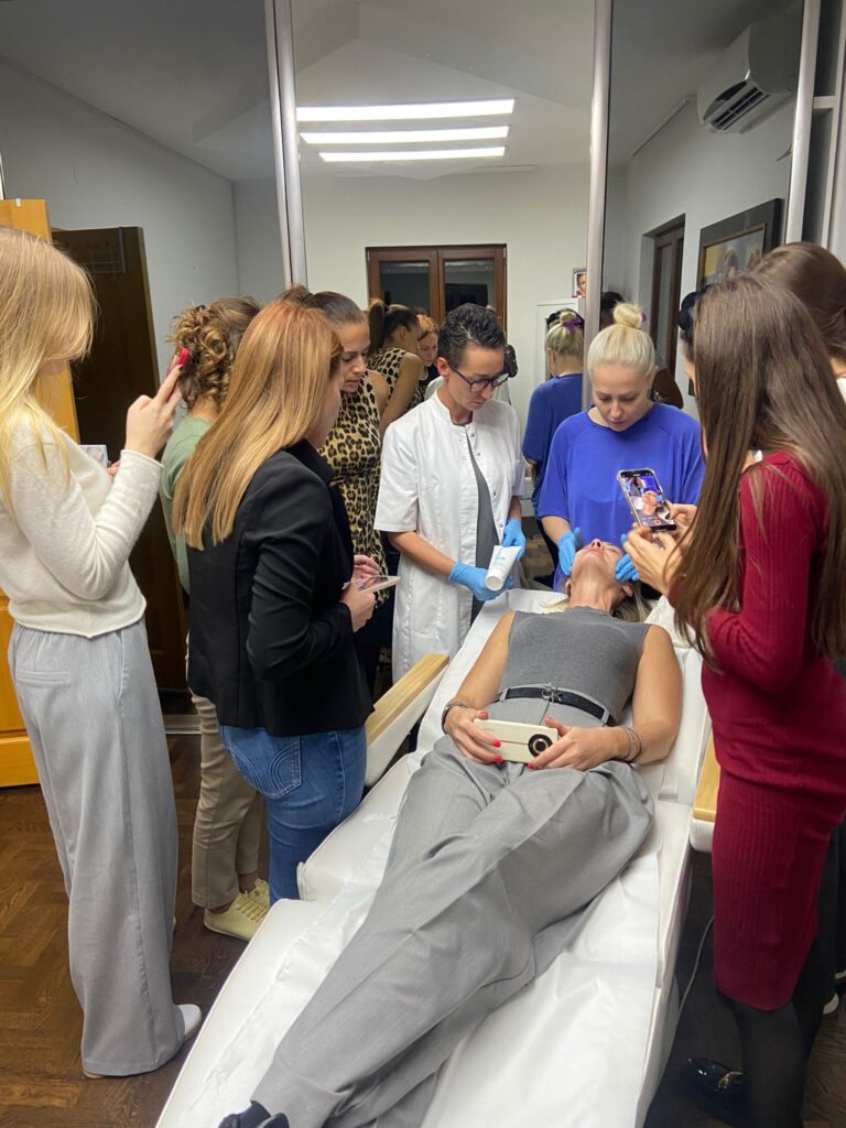 Dr Gorana Bijelic Chemical Peelings Skintech Pharam Group International trainer, Belgrade Serbia 2023