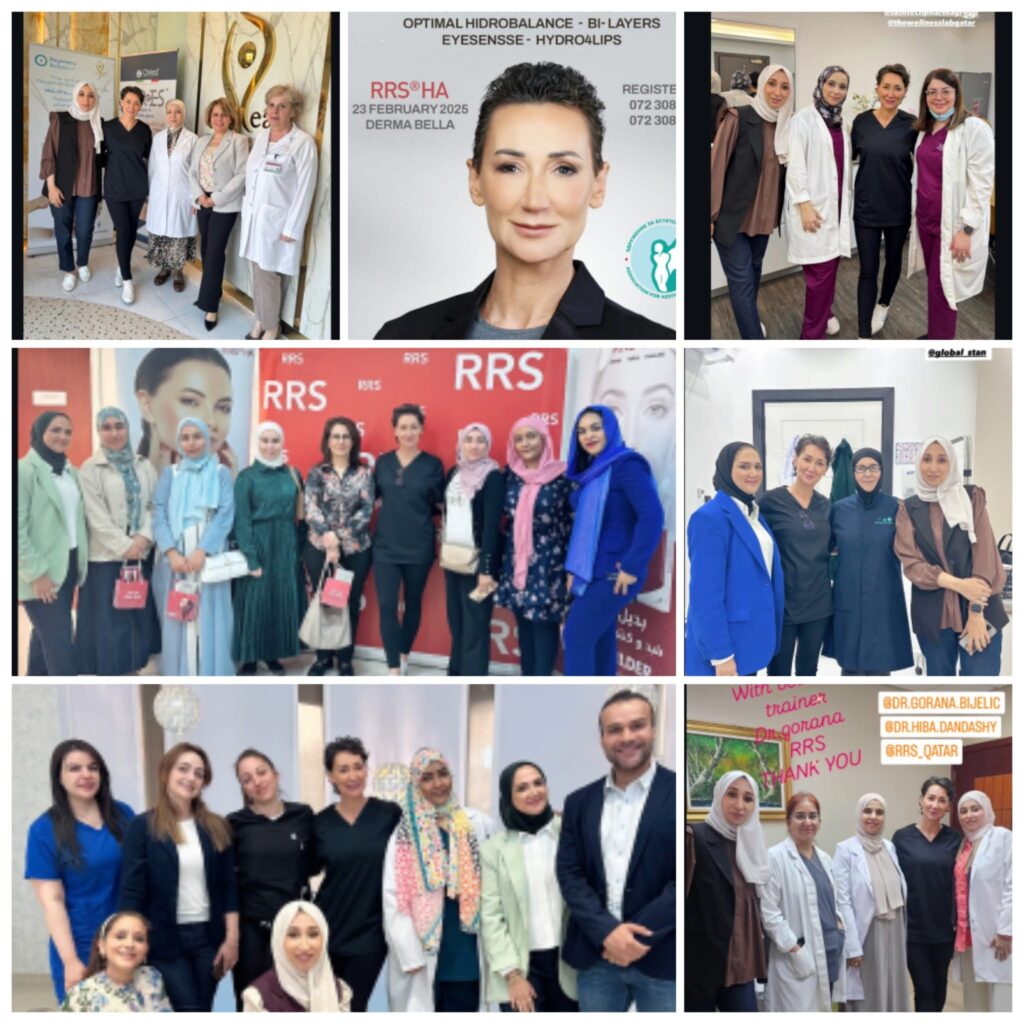 Skintech Pharma Group Qatar May 2025 dr Gorana Bijelic International Trainer